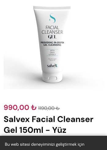 Salvex Yüz Temizleme Jeli - Görsel 2