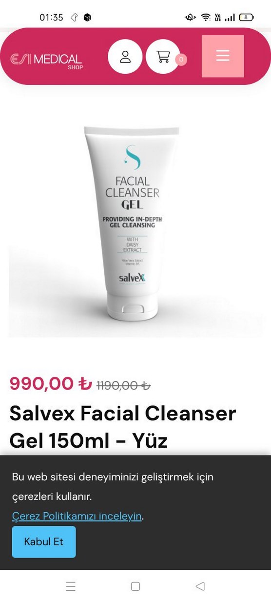 Salvex Yüz Temizleme Jeli - Görsel 2