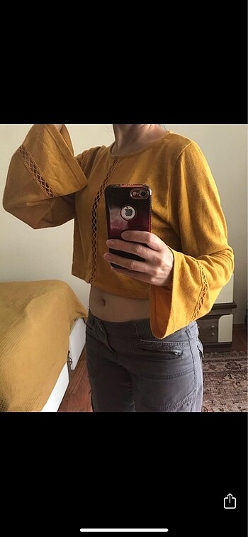 River Island Kadın İspanyol kol crop