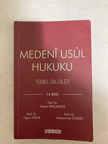 Medeni Usûl Hukuku 14.Baskı