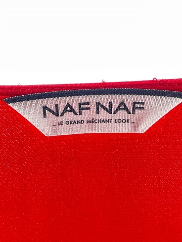 36 Beden kırmızı Renk Naf Naf Kısa Elbise %70 İndirimli.