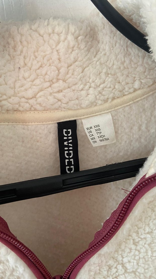 Yarım Fermuarlı Beyaz Kadın Sweatshirt - Görsel 4