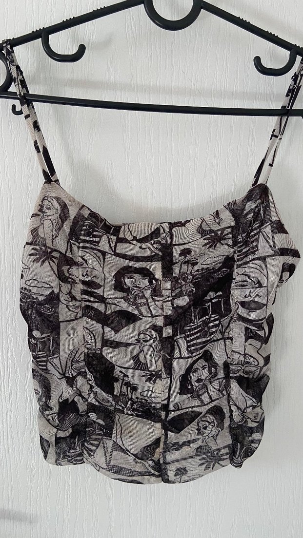 Baskılı Mini Kadın Pareo - ZARA - Görsel 3