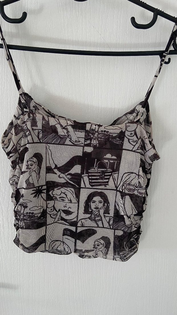 Baskılı Mini Kadın Pareo - ZARA - Görsel 4