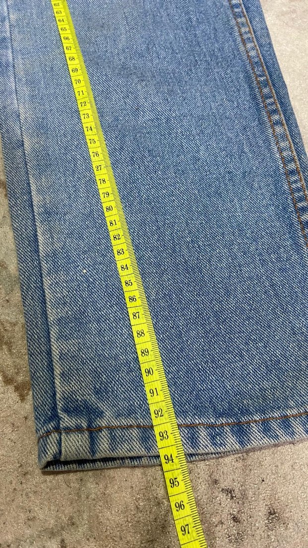 Düğmeli Mavi Kadın Denim Pantolon - Görsel 4