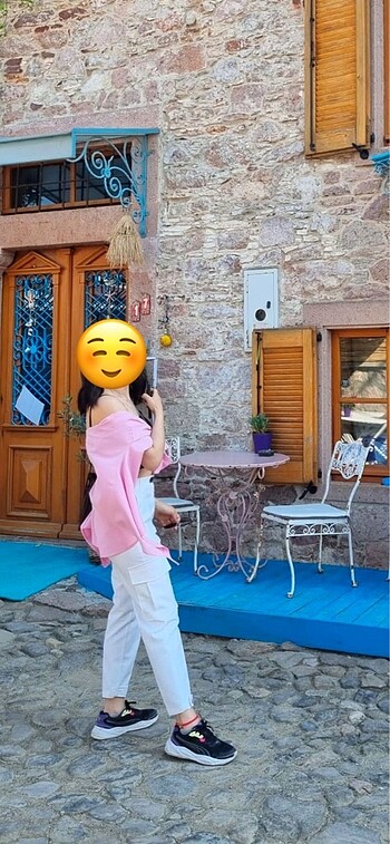 36 Beden beyaz Renk Kargo pantolon