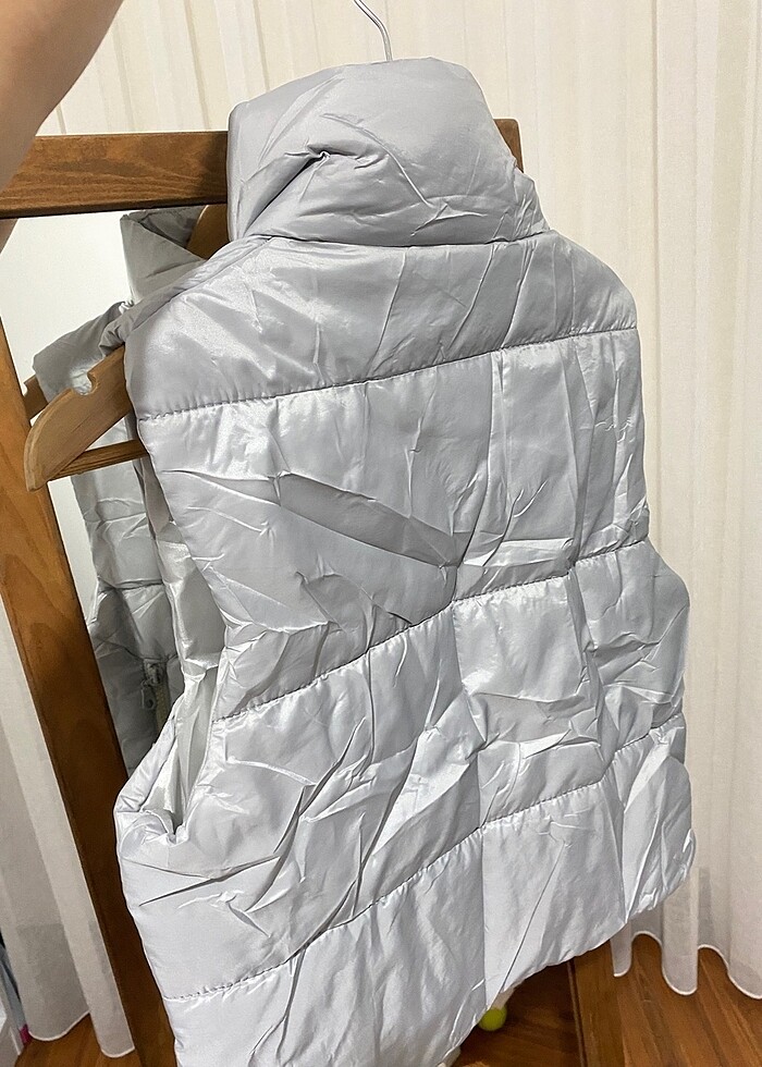 Crop şişme yelek - Görsel 3