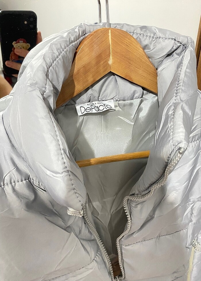 Crop şişme yelek - Görsel 4