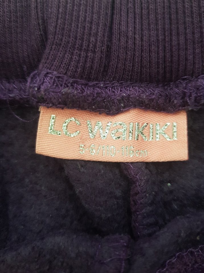 Kız Çocuk Mor Eşofman Altı - Görsel 3