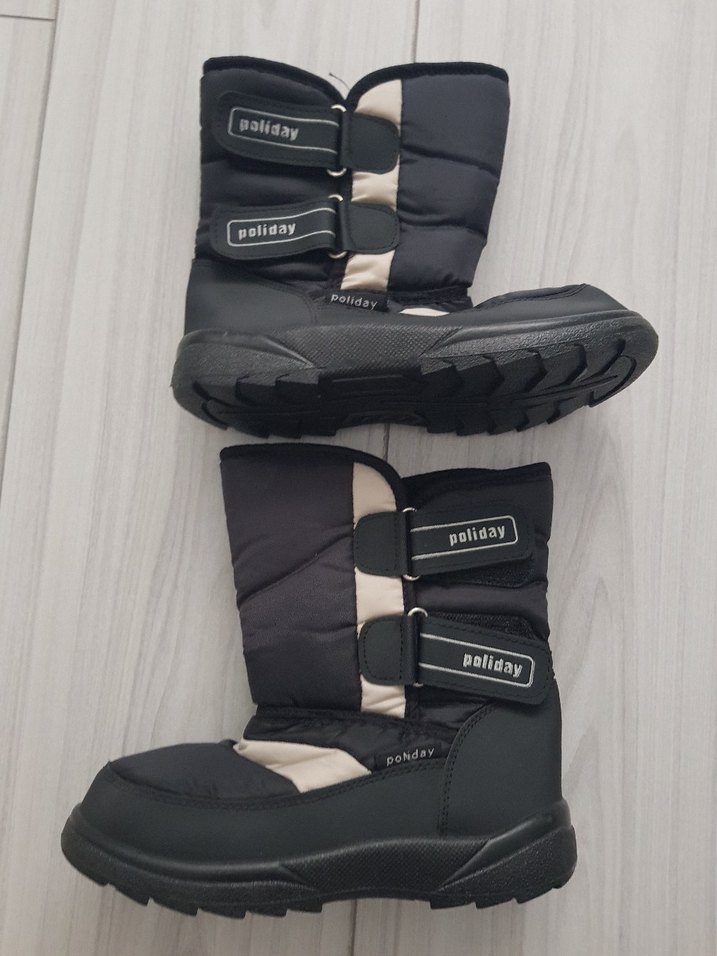 Erkek Çocuk Siyah Kaydırmaz Lastik Bot - Görsel 2