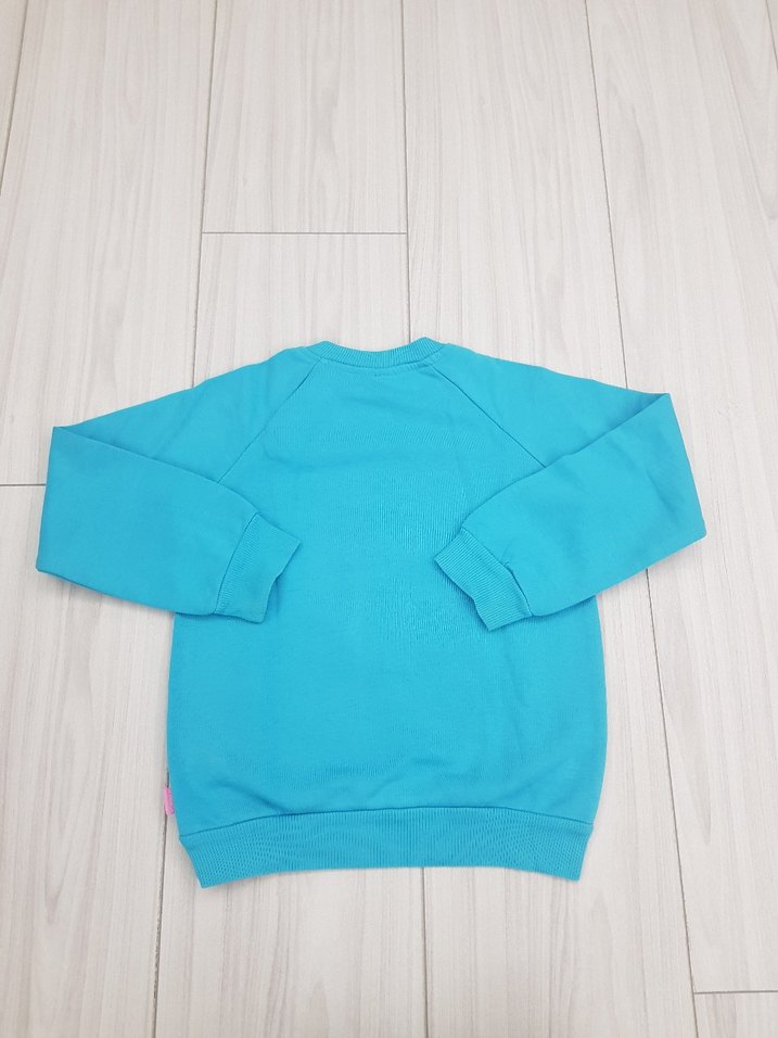 Lcwaikiki Turkuaz Renkli Baskılı Kız Sweatshirt - Görsel 2