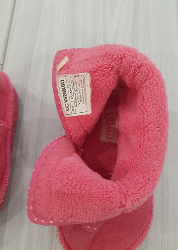Kız Çocuk Pembe Polar Bot - Görsel 7
