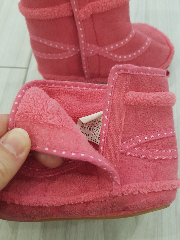 Kız Çocuk Pembe Polar Bot - Görsel 4