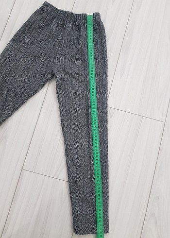 Kız Çocuk Kumaş Tayt Pantolon - Görsel 3