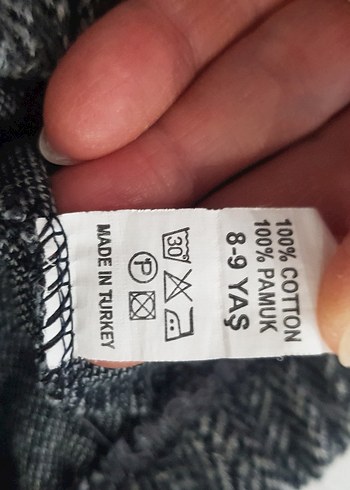 Kız Çocuk Kumaş Tayt Pantolon - Görsel 6