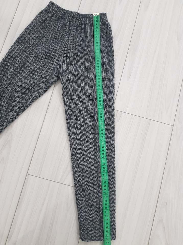 Kız Çocuk Kumaş Tayt Pantolon - Görsel 3