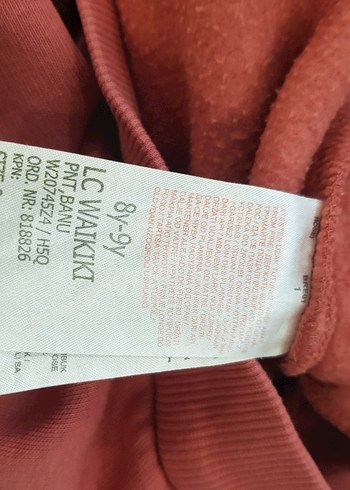 Kız Çocuk Pembe Rahat Kesim Eşofman Altı - Görsel 6