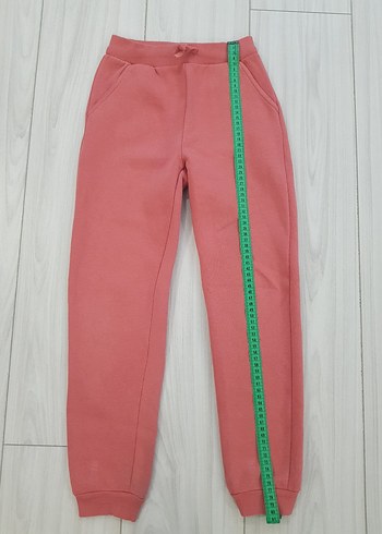 Kız Çocuk Pembe Rahat Kesim Eşofman Altı - Görsel 3