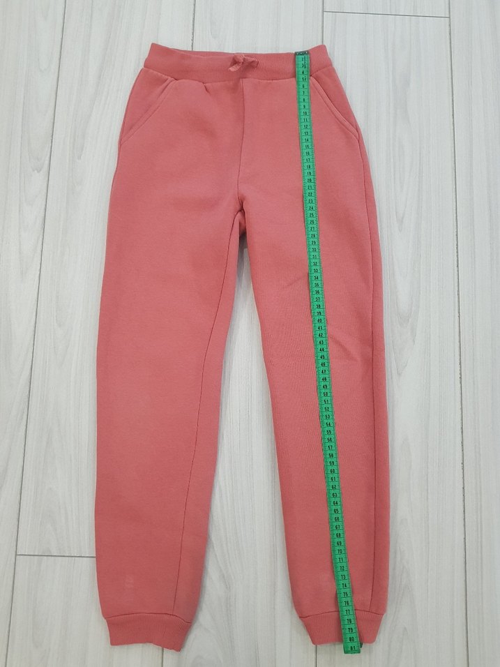 Kız Çocuk Pembe Rahat Kesim Eşofman Altı - Görsel 3