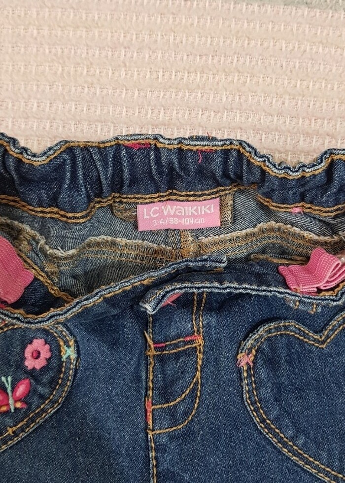 Lcwaikiki Kız Çocuk Kot Pantolon - Görsel 3