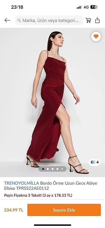 Bordo abiye