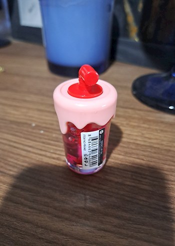 Renkli Pembe Lip Gloss - Görsel 2