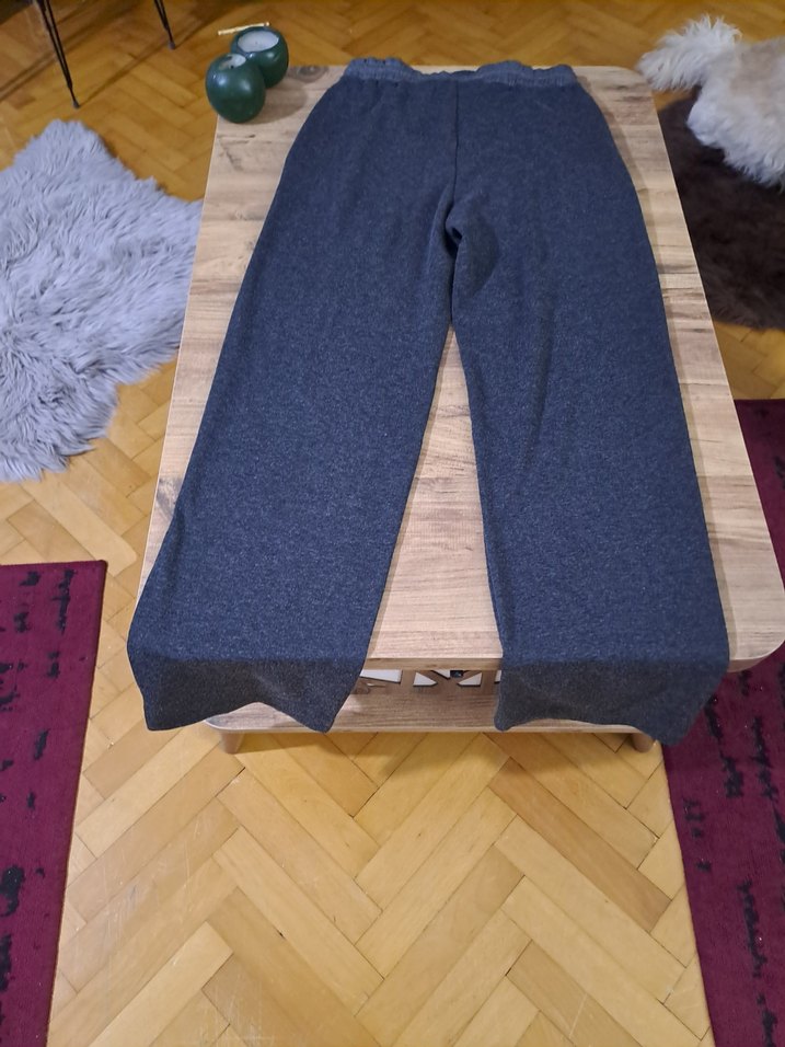 Gri  Eşofman Altı Fermuarlı - Görsel 2