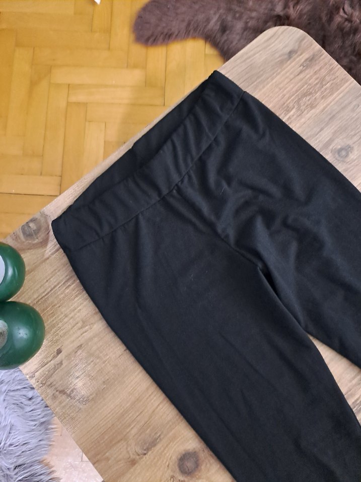 Siyah Düz çocuk Tayt - Görsel 3