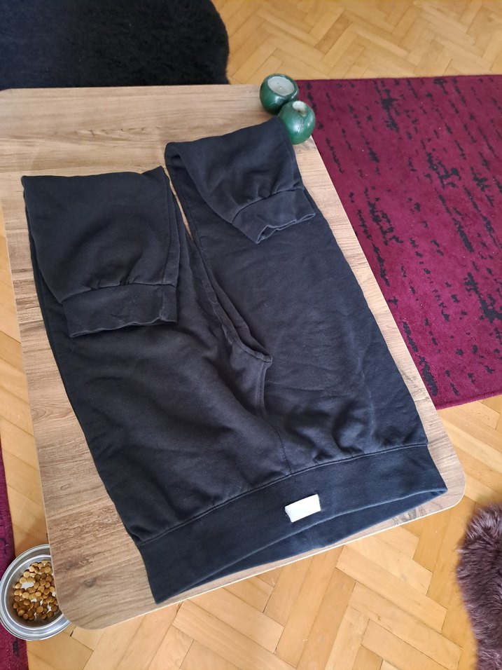 Siyah Rahat Kesim Eşofman Altı - Görsel 2