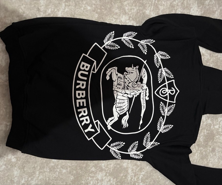 Burberry Siyah Erkek Sweatshirt - Görsel 2