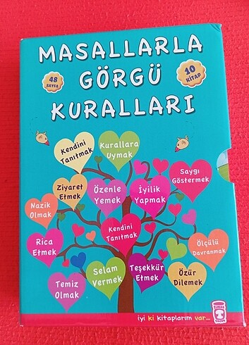 Masallarla görgü kuralları çocuk kitabı