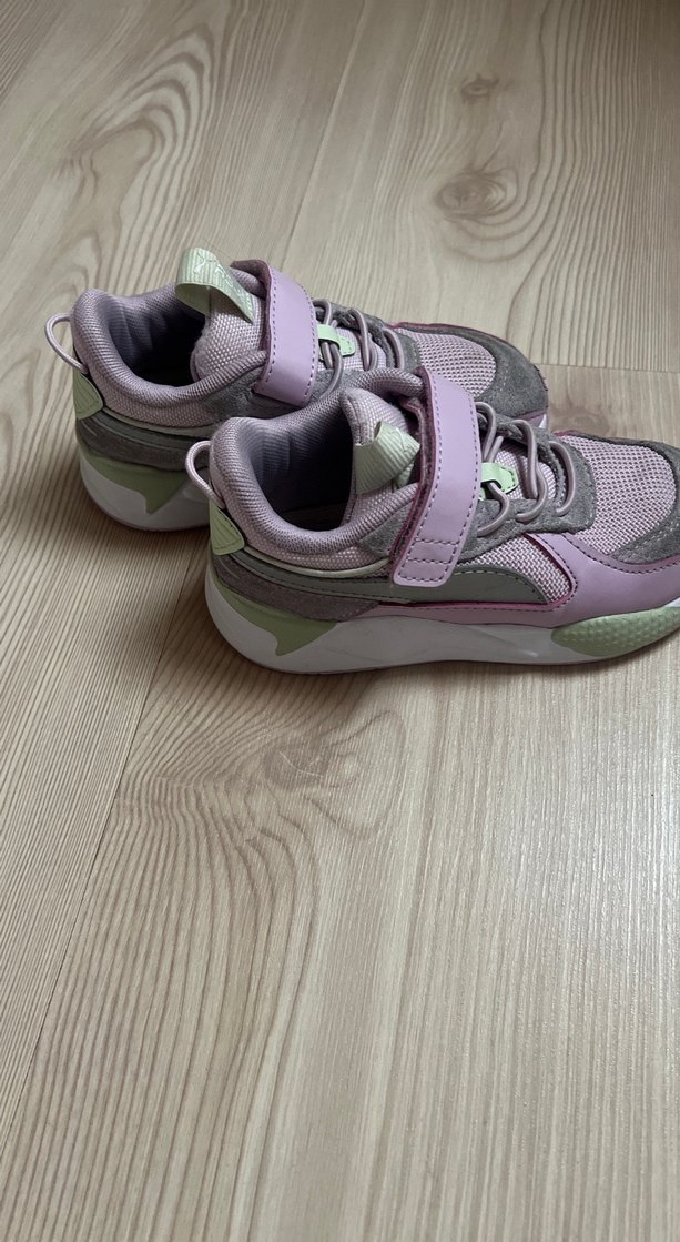 Kız Çocuk Pembe Velcro Spor Ayakkabı - Görsel 2