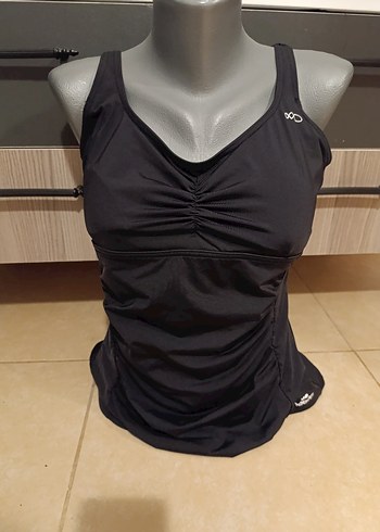 Siyah Drapeli Mini Spor Mayo