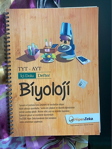 HİPERZEKA YAYINLARI TYT AYT BİYOLOJİ İÇİ DOLU DEFTER