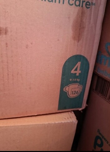 4 Beden: 7-18 kg Beden Prima 4 numara 126 adet