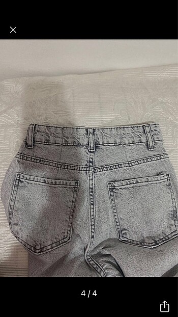 xs Beden gri Renk zara gri jean