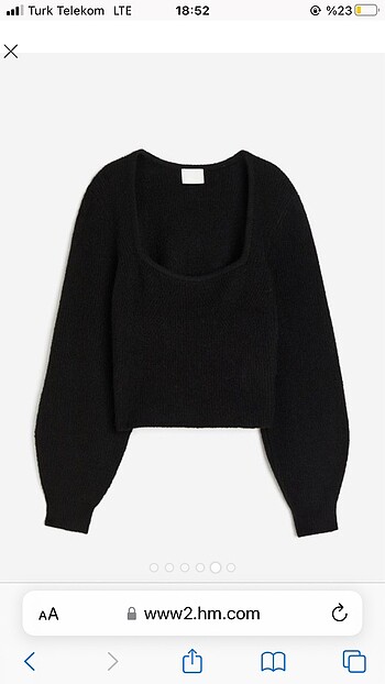 s Beden siyah Renk h&m kazak