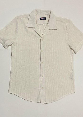 Premium Beyaz  Dokuma Gömlek - Görsel 2