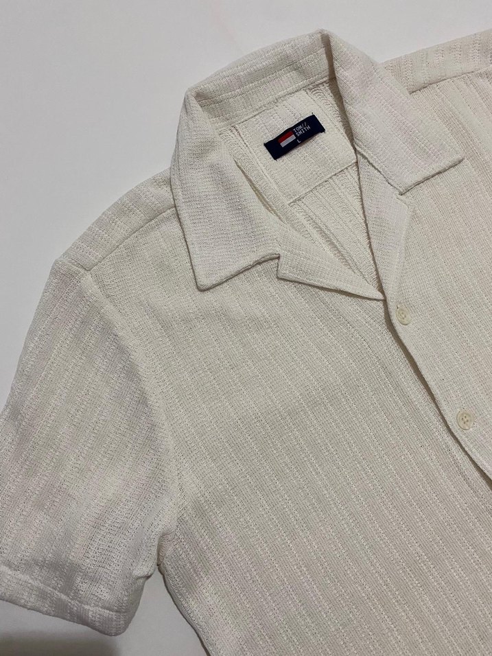 Premium Beyaz  Dokuma Gömlek - Görsel 3