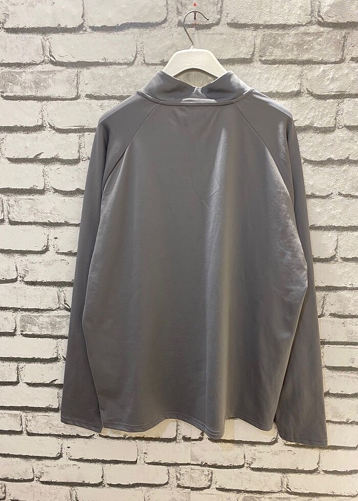 Man Active | BoohooMAN Erkek XL Likralı Sweatshirt - Görsel 4