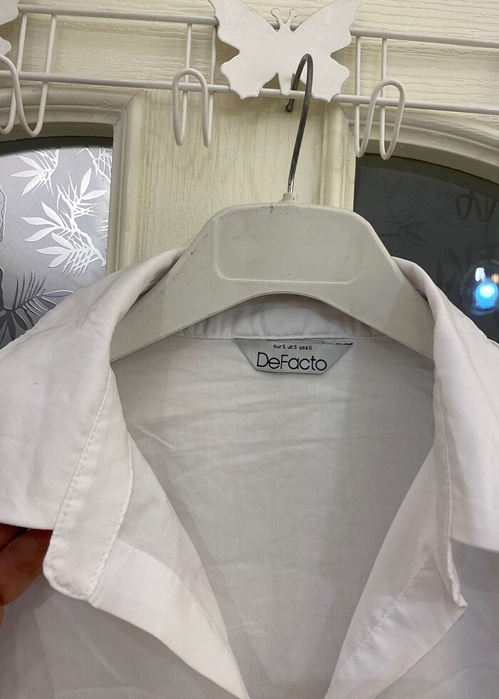 Defacto Beyaz Gömlek | Pamuklu | S | Günlük & Ofis - Görsel 2