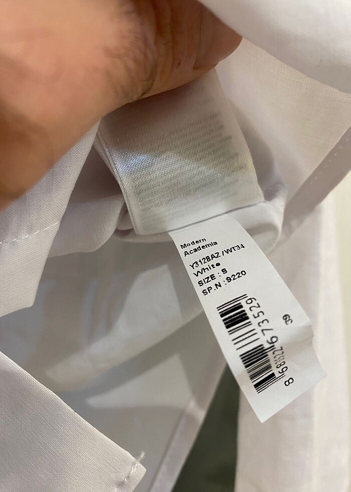 Defacto Beyaz Gömlek | Pamuklu | S | Günlük & Ofis - Görsel 4