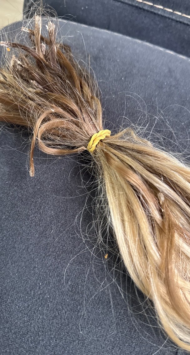 Platın renk 110 adet saç - Görsel 2