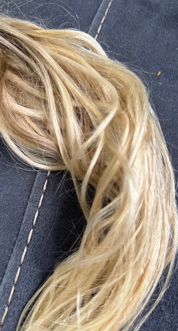 Platın renk 110 adet saç - Görsel 3