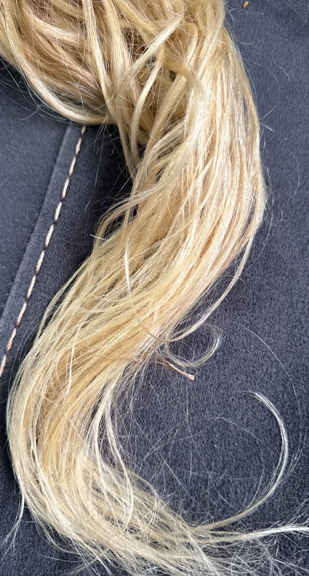 Platın renk 110 adet saç - Görsel 4