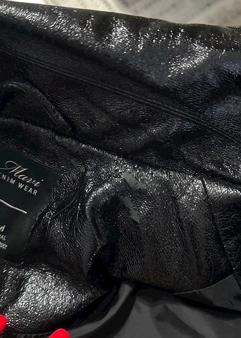 Mavi jeans derı ceket - Görsel 6