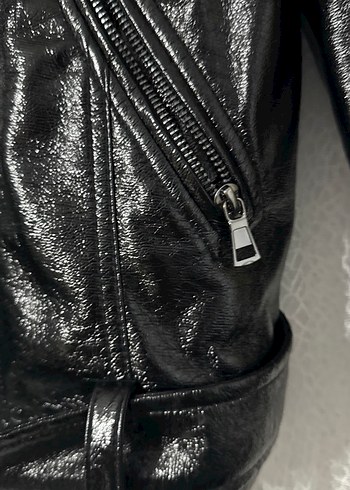 Mavi jeans derı ceket - Görsel 4