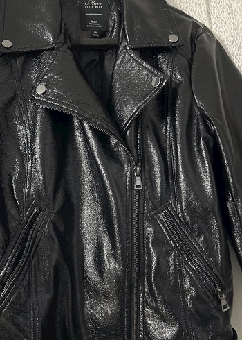 Mavi jeans derı ceket - Görsel 2