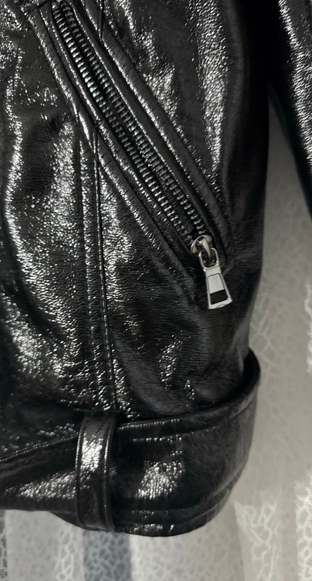 Mavi jeans derı ceket - Görsel 4