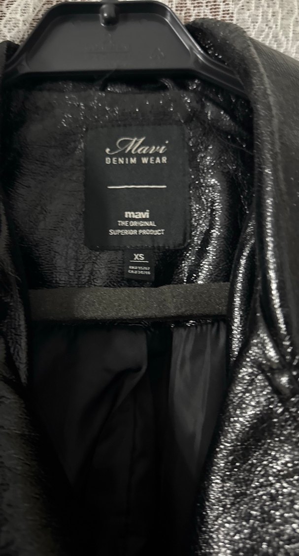 Mavi jeans derı ceket - Görsel 3